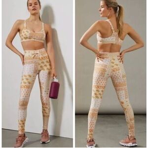WORN ONCE The Upside Paisley Workout Set